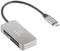 'Renkforce Kartenlesegerät mit USB-C-Anschluss und mehreren Kartensteckplätzen, geeignet für verschiedene Speicherkartentypen.'