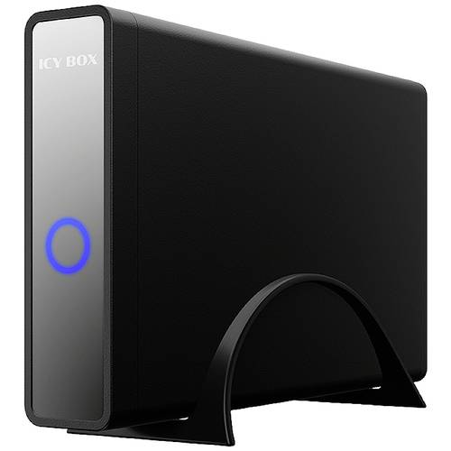 Thumbnail - IB-382H-C31IB-382H-C31, USB 3.2 (Gen 2) Gehäuse für 2,5 od. 3,5 SATA HDD/SSD, integrierter Hub 1x USB-C 2x USB-A, 10 Gbi...