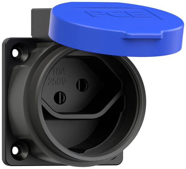PCE 1313-0bc  Anbau-Steckdose   IP55 Schwarz/Blau