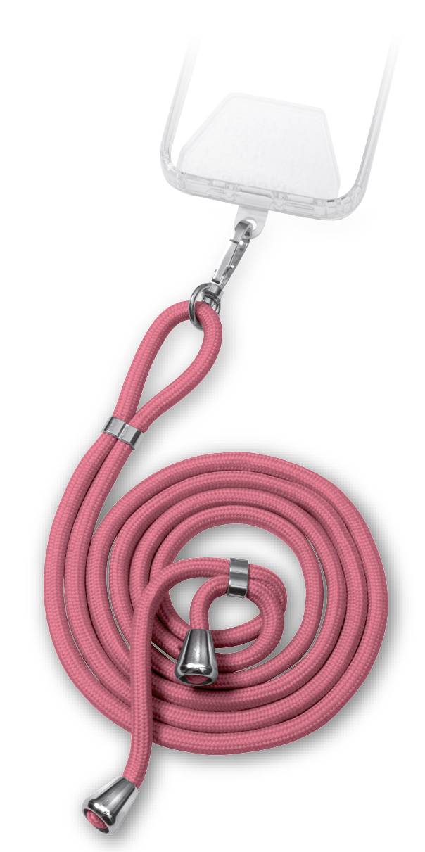 VIVANCO UNINECKPVVP Smartphone-Kette Universal Rosa