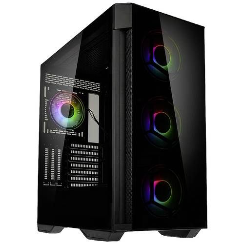 Thumbnail - Kolink Kolink Observatory Z ARGB Midi-Tower - schwarz Midi-Tower Gehäuse, Gaming-Gehäuse Schwarz 4 Vorinstallierte LED L...