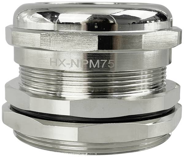 TRU COMPONENTS TC-10302864 Kabelverschraubung   M75 Messing (vernickelt) Metall 1 St.