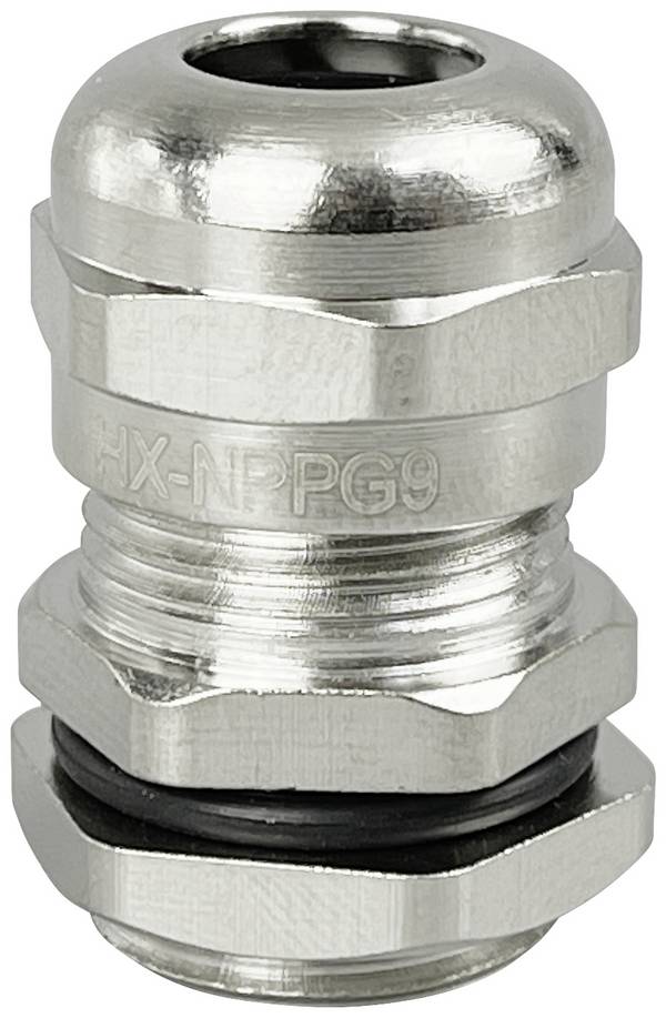 TRU COMPONENTS TC-10302876 Kabelverschraubung   PG11 Messing (vernickelt) Metall 1 St.