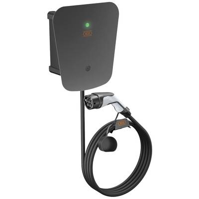 OBO Bettermann WB AC BL KS Wallbox Typ 2 Mode 3 32 A Anzahl Anschlüsse 1 22 kW Schlüsselschalter-0