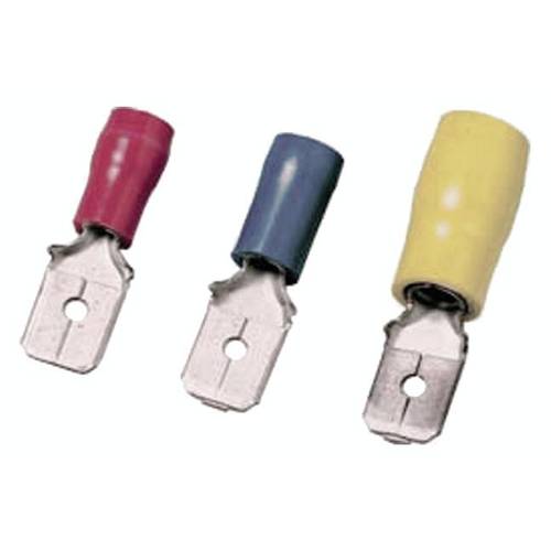 Intercable 180828 Flachstecker Steckbreite: 2.80 mm Steckdicke: 0.80 mm Teilisoliert Rot 1 St.