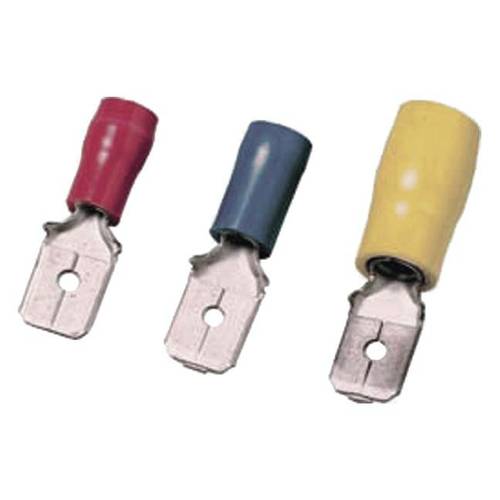 Intercable 180839 Flachstecker Steckbreite: 4.80 mm Steckdicke: 0.80 mm Teilisoliert Rot 1 St.