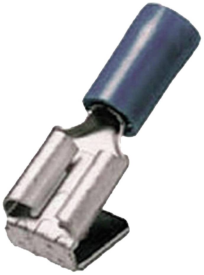 Intercable 180903 Flachstecker mit Abzweig Steckbreite: 6.30 mm Steckdicke: 0.80 mm Teilisoliert Blau 1 St.
