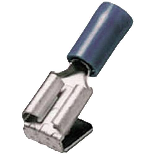 Intercable 180903 Flachstecker mit Abzweig Steckbreite: 6.30 mm Steckdicke: 0.80 mm Teilisoliert Blau 1 St.