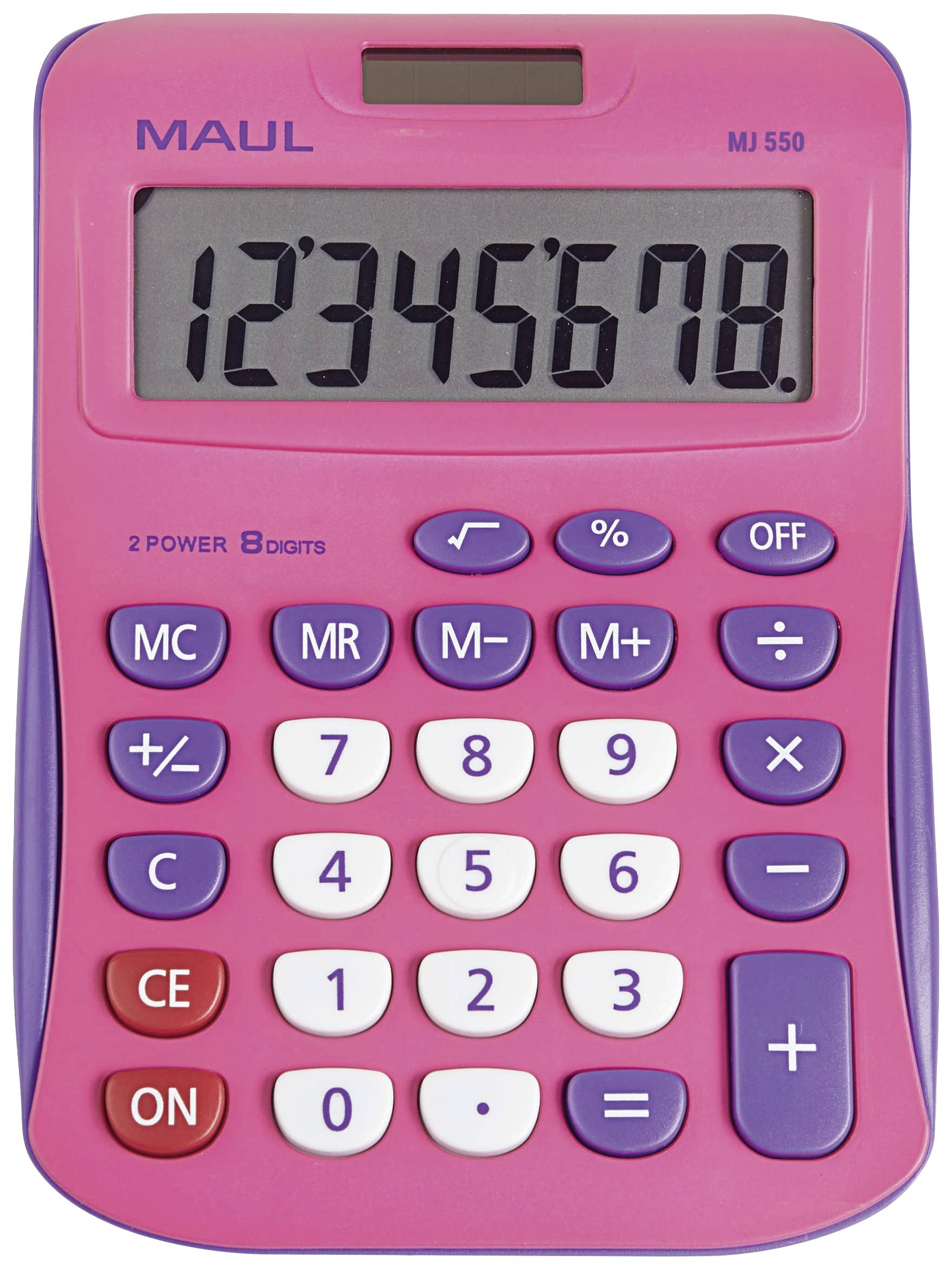 MAUL MJ 550 Tischrechner pink