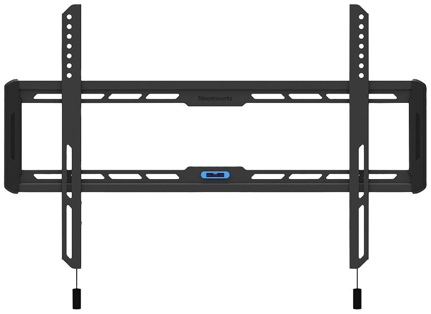 'Schwarze TV-Wandhalterung mit rechteckiger Form und mehreren Befestigungslöchern, geeignet für große Flachbildfernseher.'