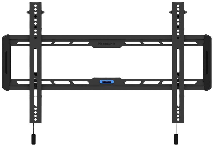 Wandhalterung für Fernseher oder Monitore, schwarz, mit verstellbaren Armen und Befestigungspunkten zur stabilen Montage an der Wand.