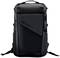 Schwarzer Gaming-Rucksack mit Reißverschluss und Tragegriff, markiert mit 'Republic of Gamers'.