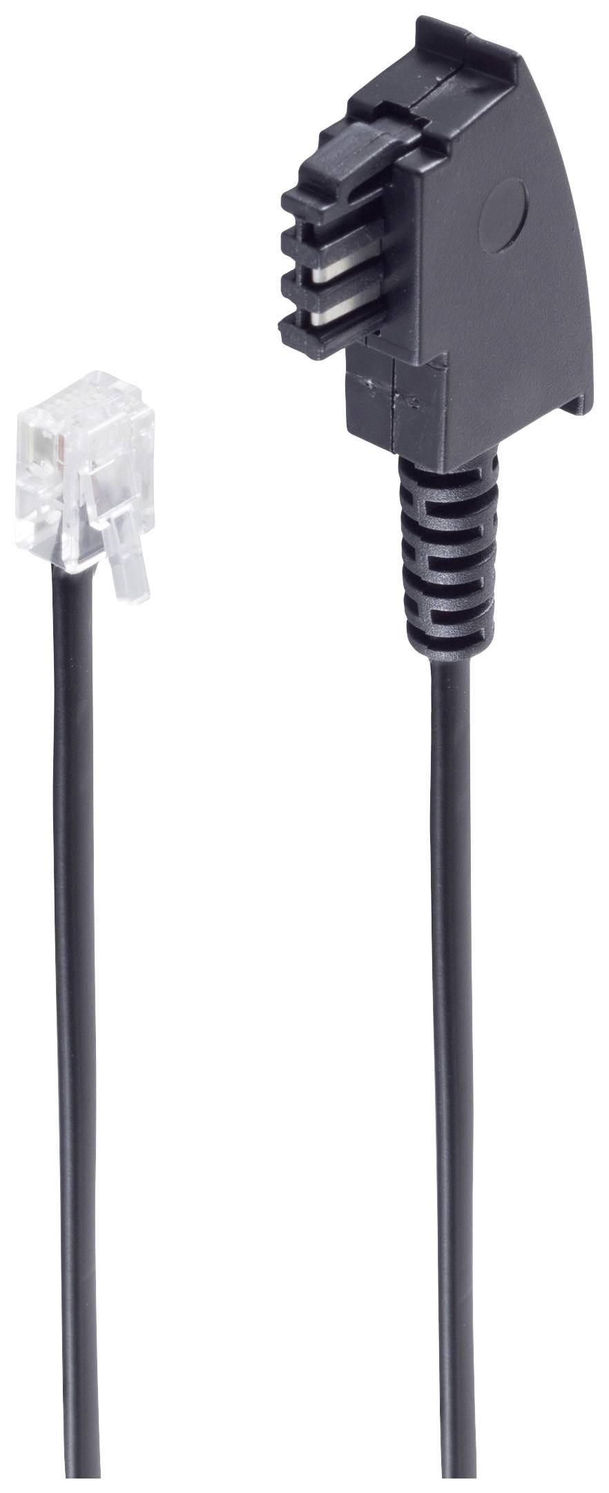 S-CONN shiverpeaks ®-BASIC-S--TAE F-Stecker auf Western-Stecker 6/2 DEC, TAE/NTBA, 3,0m (BS70000-3)