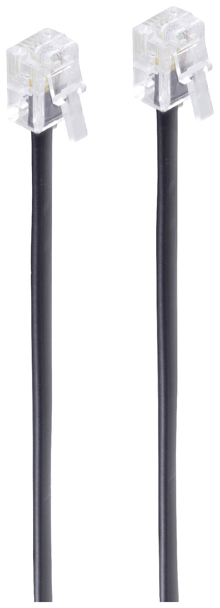 6m TAE-N Auf RJ11 Telefonkabel - 6P4C Flachkabel Für Telefon & Modem