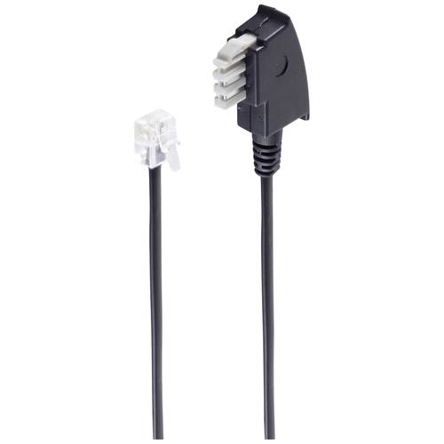 TAE N-Stecker / Western-Stecker 6/2 mit Brücke 3m