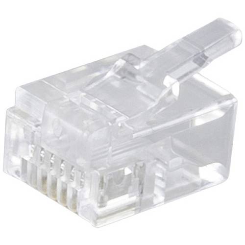 Shiverpeaks Shiverpeaks BASIC-S Netzwerk Modular-Stecker RJ12 6polig, 6 Kontakte belegt, DEC-Ausführung, vergoldete Kont...
