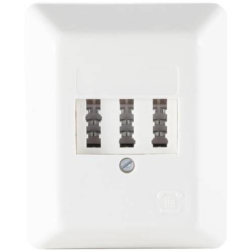 Shiverpeaks BS74050W Telefondose Telefon Aufputz Weiß