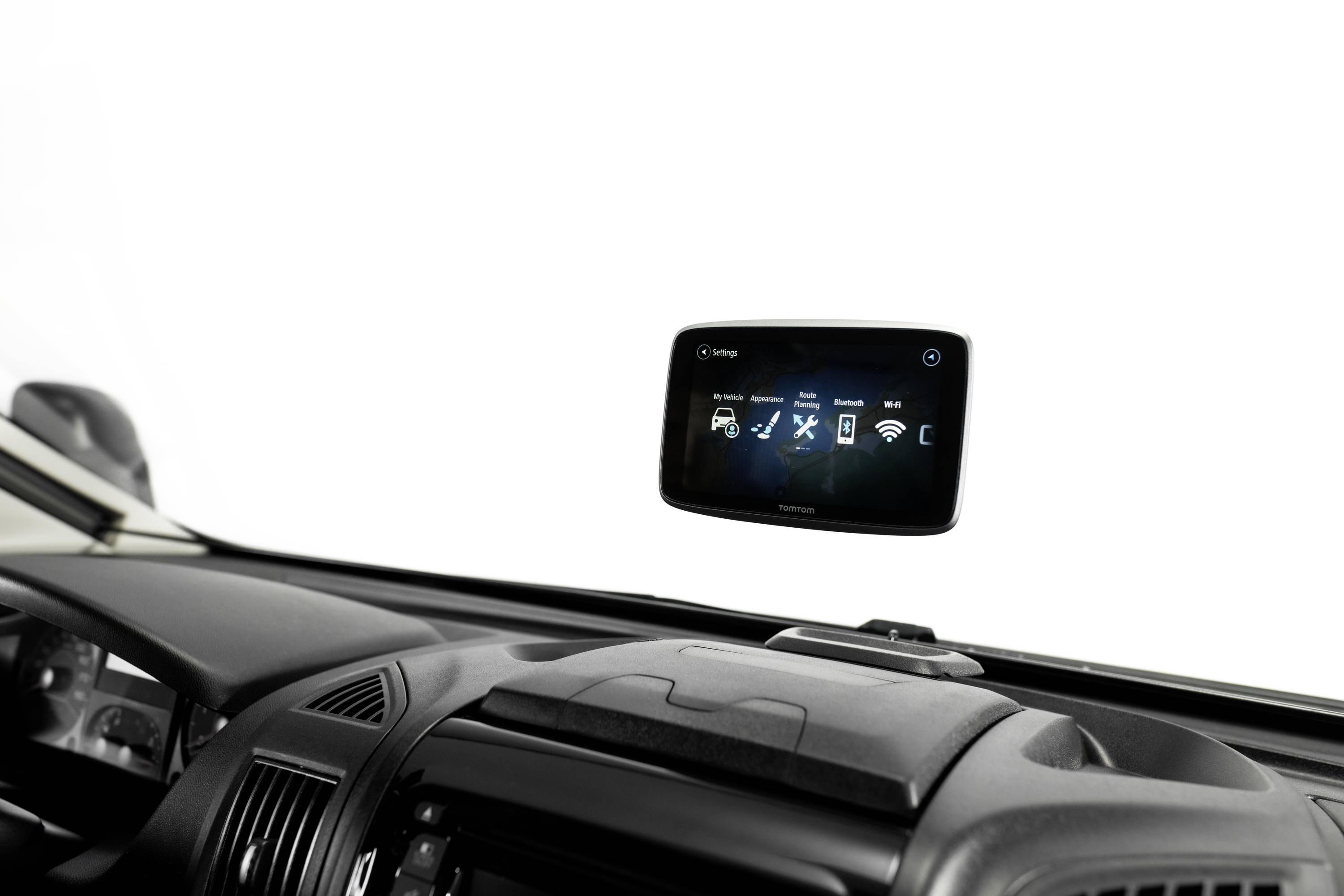 Navigation an Windschutzscheibe