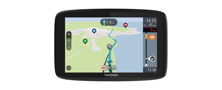 TomTom – GO Camper Tour, GPS-Navigationsgerät →