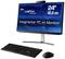 Ein All-in-One-Computer mit 24-Zoll-Bildschirm, Tastatur und Maus. Der Bildschirm zeigt 'CSL Unity L24B-AMD' und 'Integrierter PC im Monitor'.