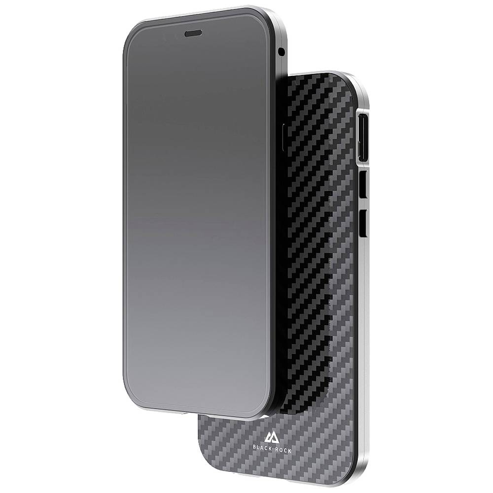 Black Rock 360° Glass Case Apple iPhone 12, iPhone 12 Pro Zwart Stootbestendig