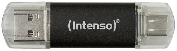 Intenso Twist Line USB-Stick 64 GB Anthrazit 3539490 USB-A, USB-C®, USB-A (USB 3.1 Gen 1)