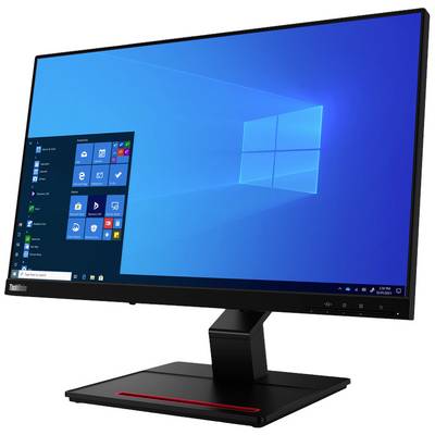 Ein Computermonitor zeigt den Windows-Desktop mit mehreren Icons und der Taskleiste auf einem blauen Hintergrund.