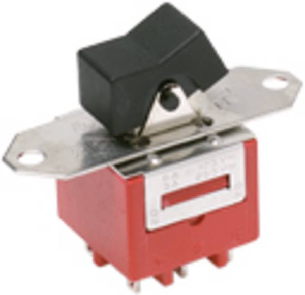C & K Switches 9221J1Z4QD2 Wippschalter 125 V/AC, 30 V/DC 10.00 A 2 x Ein/Ein 1 St. Bulk