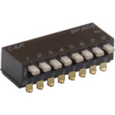 C & K Switches  DIP-Schalter Polzahl (num) 7  1 St. Tape