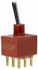 C & K Switches E301SD1CBE Kippschalter 20 V/AC, 20 V/DC 0.4 A 3 x Ein/Ein IP57 tastend/tastend 1 St. Bulk