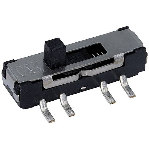 Thumbnail - C & K Switches JS207011CQNR Schiebeschalter 6 V 300 mA 2 x Ein/Ein/Ein 1 St. Bulk
