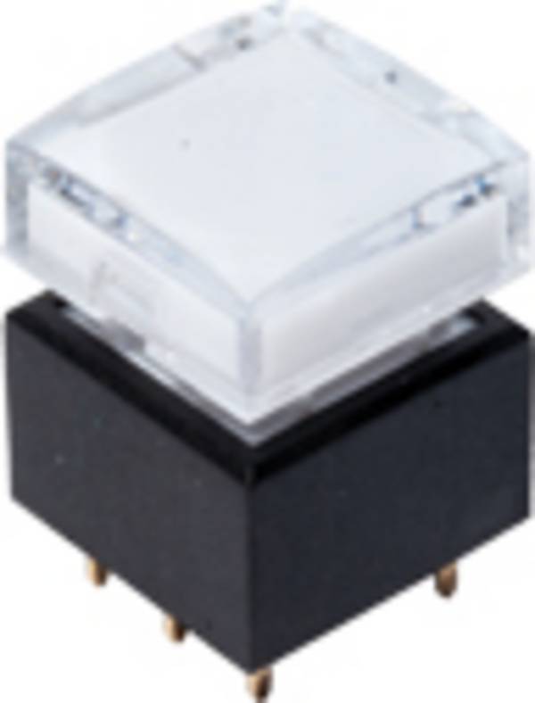 C & K Switches KLS12F036EG Druckschalter 28 V/DC 100 mA 1 x Aus/Ein Rot, Grün 1 St. Tray