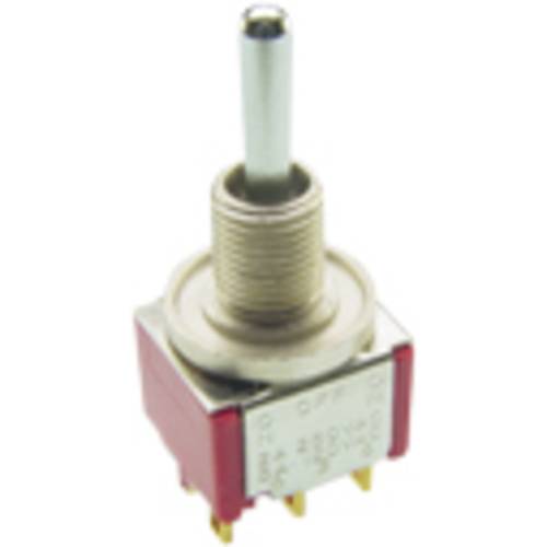 C & K Switches M8373110231 Kippschalter 115 V/AC, 28 V/DC 5 A 2 x Ein/Ein 1 St. Tray