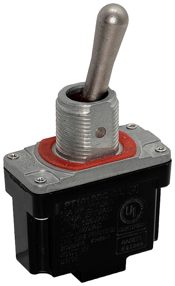 C & K Switches PT205SZQ Kippschalter 277 V/AC, 250 V/DC 10 A 2 x (Ein)/Aus/(Ein) IP68 1 St. Tray