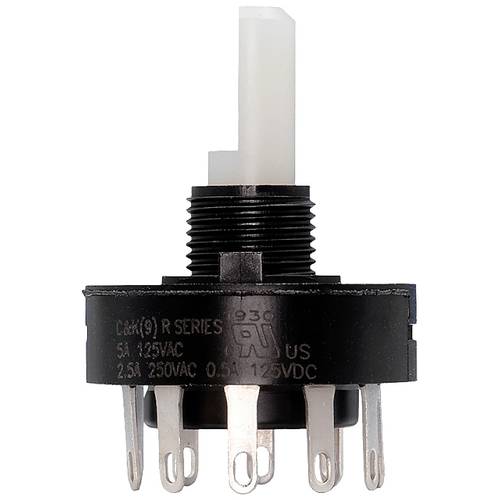Thumbnail - C & K Switches R10015RS02B Drehschalter 20 V, 20 V/DC Schaltpositionen 10 1 St.