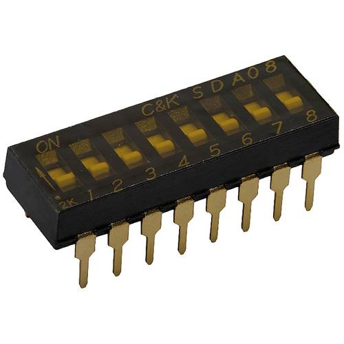 C & K Switches SDA05H0SBD DIP-Schalter Polzahl 5 1 St. Tube