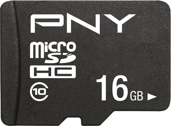 PNY P-SDU16G10PPL-GE microSD-Karte  16 GB Class 10