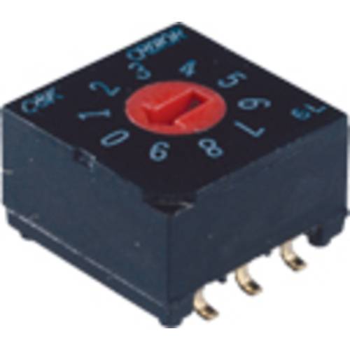 Thumbnail - C & K Switches CRD10RM0AB Codierschalter BCD Schaltpositionen 10 1 St. Tube
