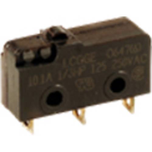 C & K Switches LCGGX1P00EC Mikroschalter 125 V, 30 V/DC 1 A 1 x Ein/(Ein)/Ein 1 St. Bulk