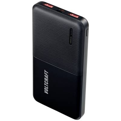 VOLTCRAFT PB-17C-M Powerbank 10000 mAh USB PD LiPo Schwarz-1