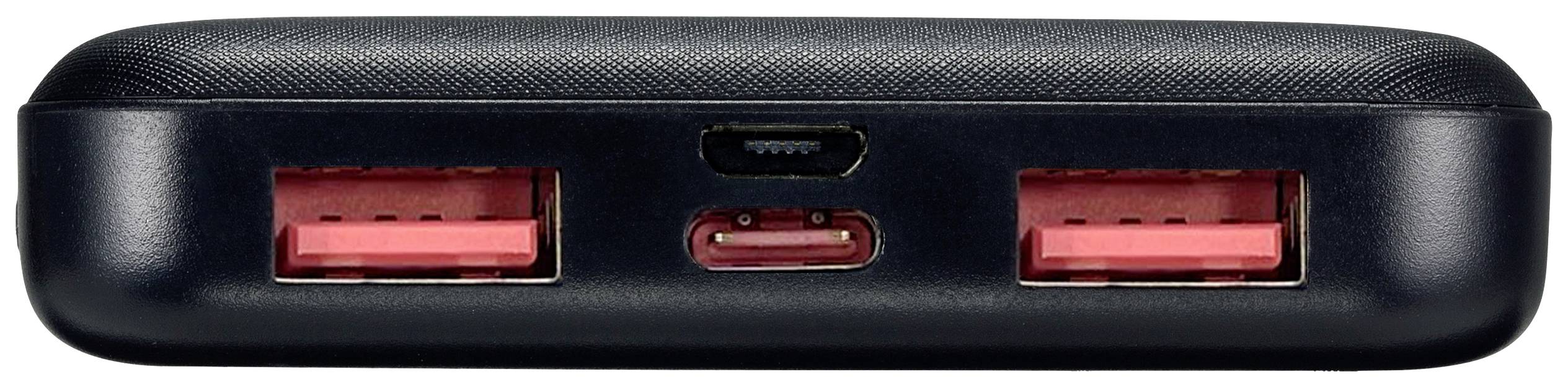 VOLTCRAFT PB-17C-M Powerbank 10000 mAh USB PD LiPo Schwarz-3