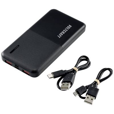 VOLTCRAFT PB-17C-M Powerbank 10000 mAh USB PD LiPo Schwarz-4