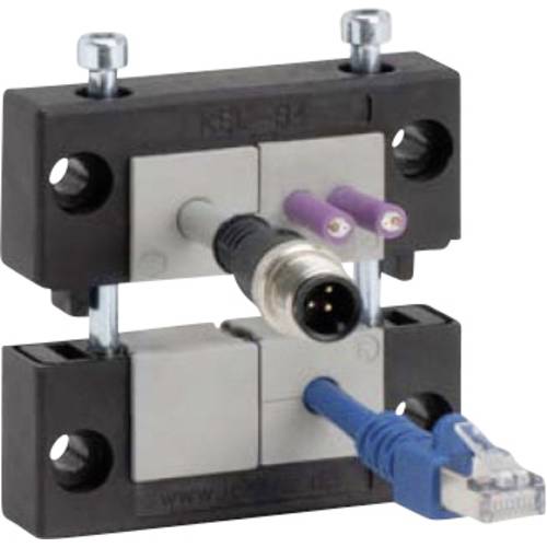 TRU COMPONENTS DVK 6/4 Kabeleinführungsleiste Klemm-Ø (max.) 16 mm Polyamid Schwarz 1 St.