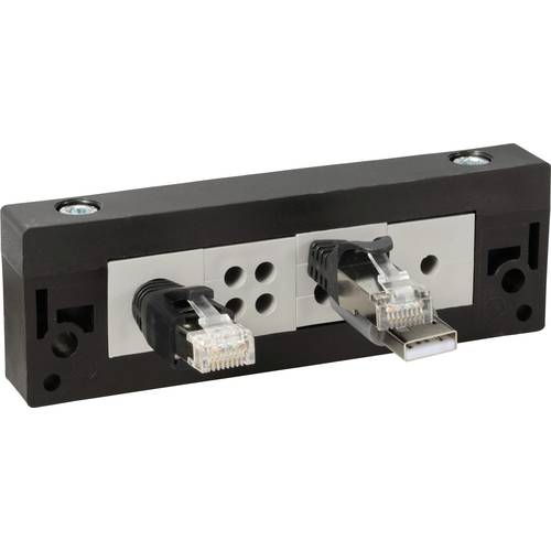 TRU COMPONENTS DVK-W5 Kabeleinführungsleiste Klemm-Ø (max.) 16 mm Polyamid Schwarz 1 St.