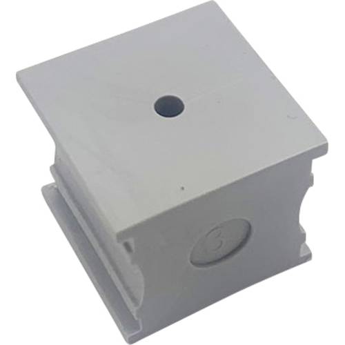 TRU COMPONENTS ELT 3 Kabeldurchführung geschlitzt Klemm-Ø (max.) 4 mm Elastomer Grau 1 St.