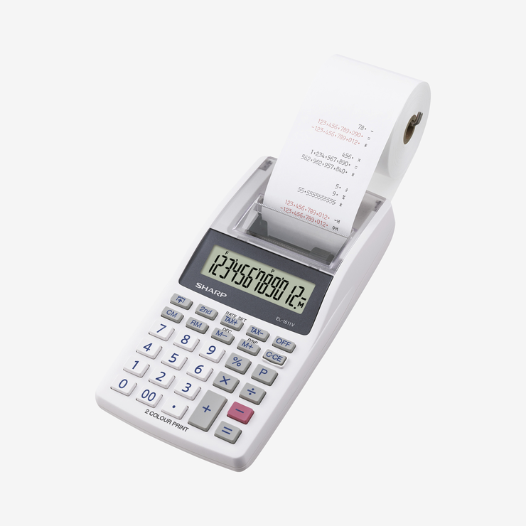 Sharp – Calculatrice imprimante EL-1611 →