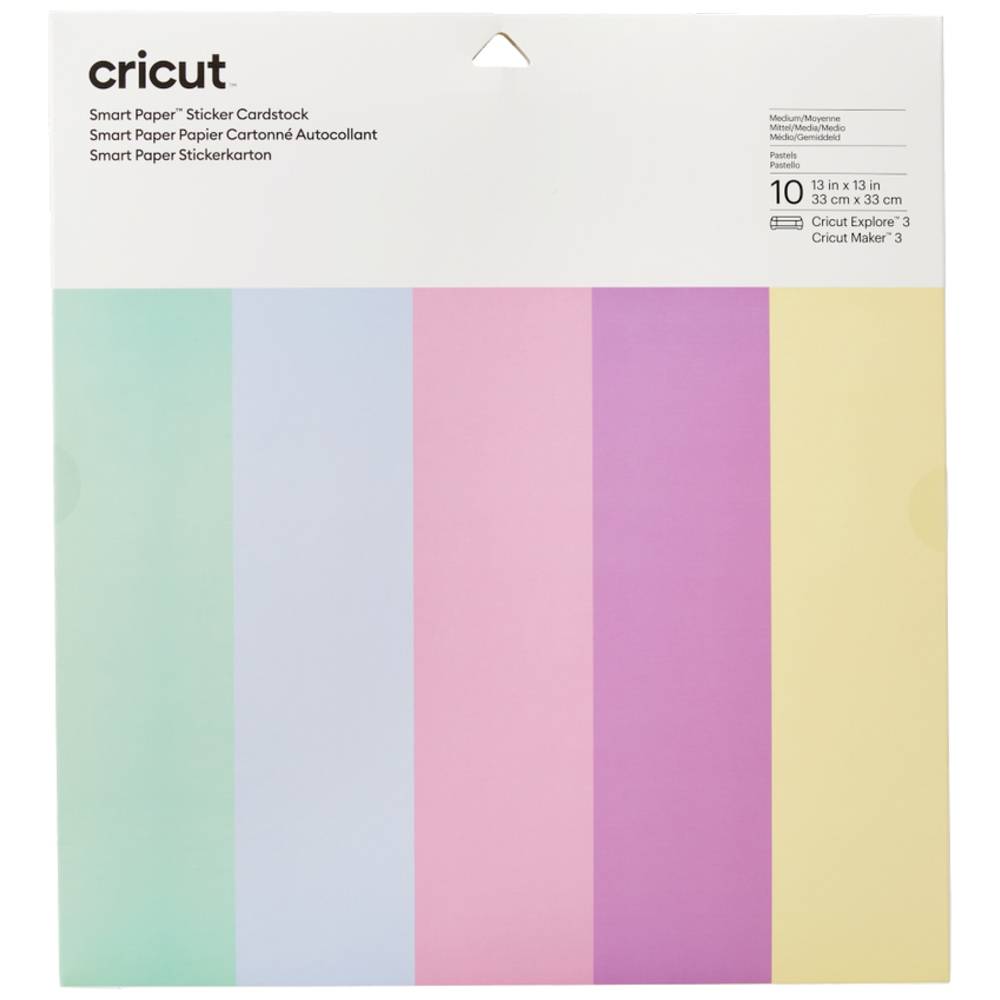 Cricut Smart Stickerkarton 33x33 Pastel