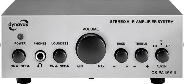 Dynavox  Stereo-Verstärker  x  Silber
