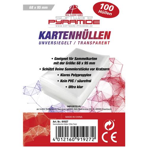 Software Pyramide Sammelkarten Hüllen