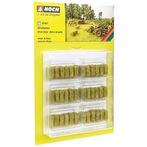NOCH 7461 H0 Strohballen 36 Stück Fertigmodell